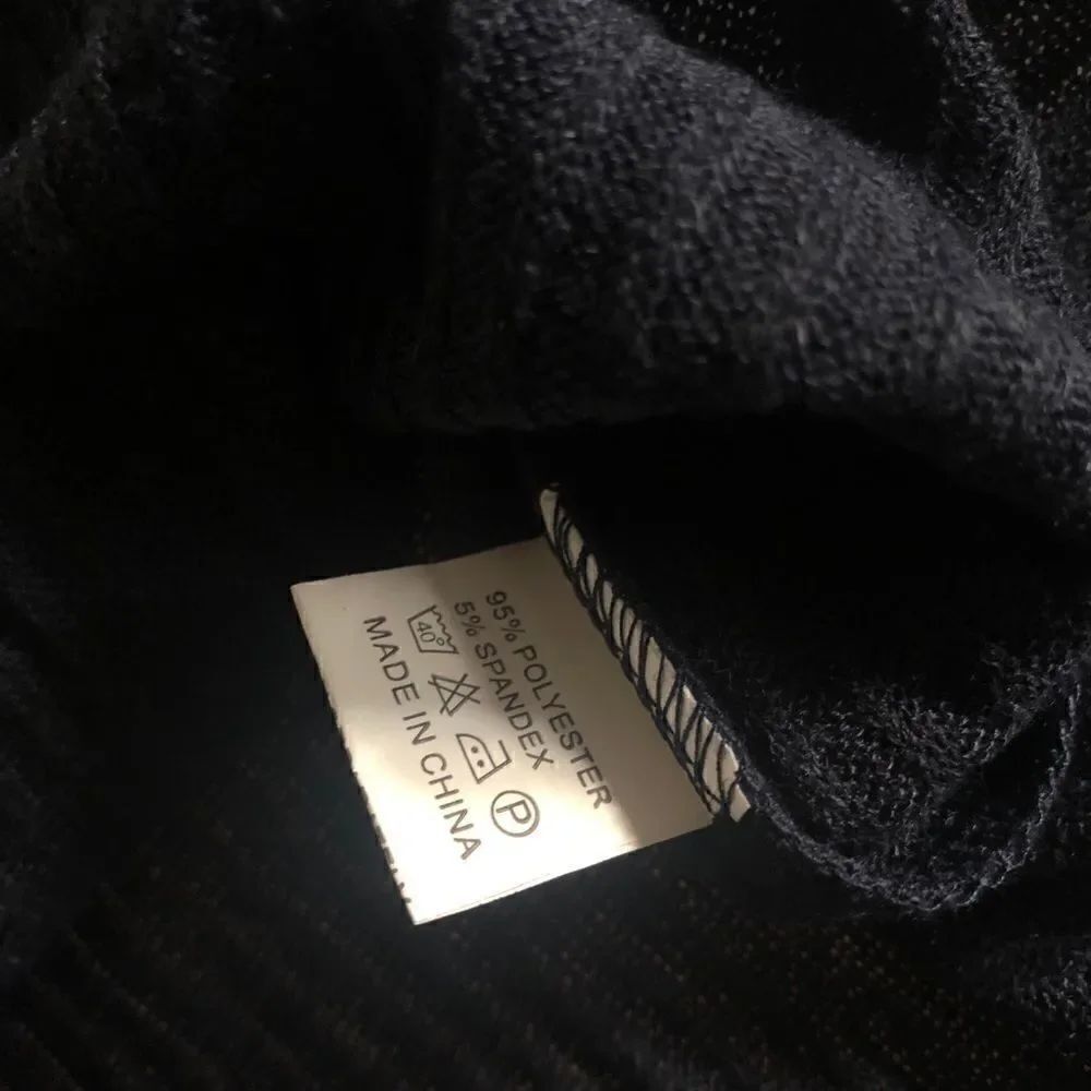 Cold Shoulder Dark Navy Sweater M - Picture 4 of 8